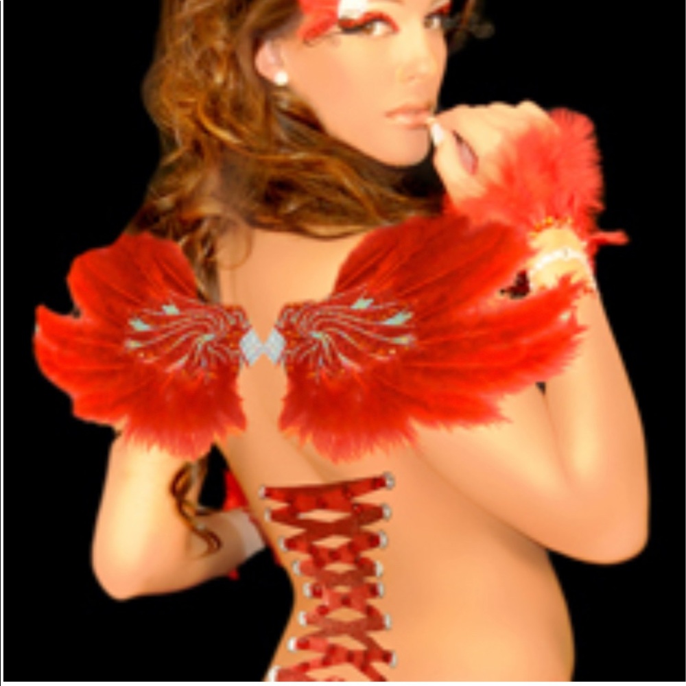 Xotic eyes body art corset
